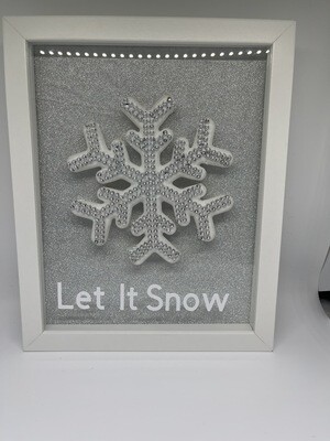Shadow Box - Let It Snow (white)