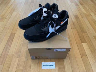 air max 90 ow black