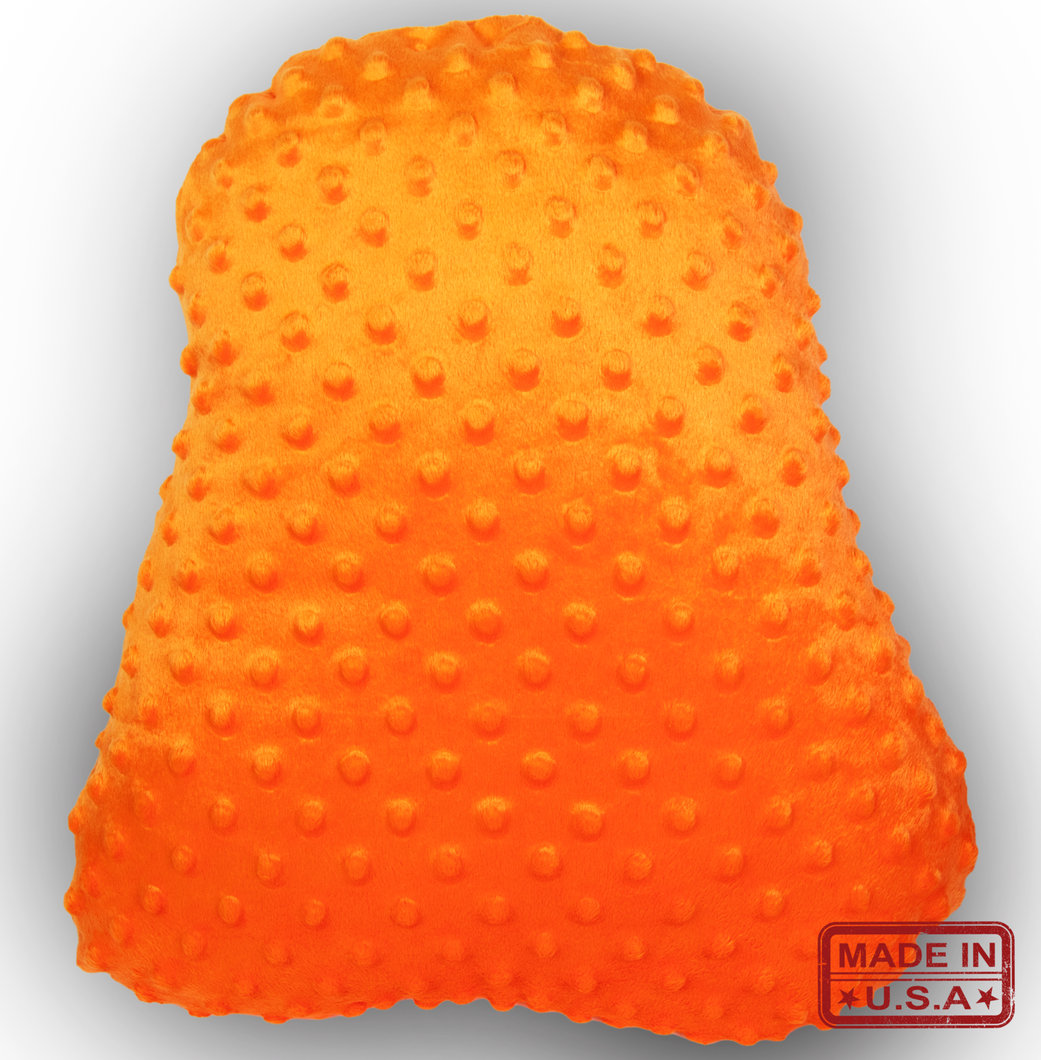 Orange Desk Monster with Bowtie &amp; Bumpy Back