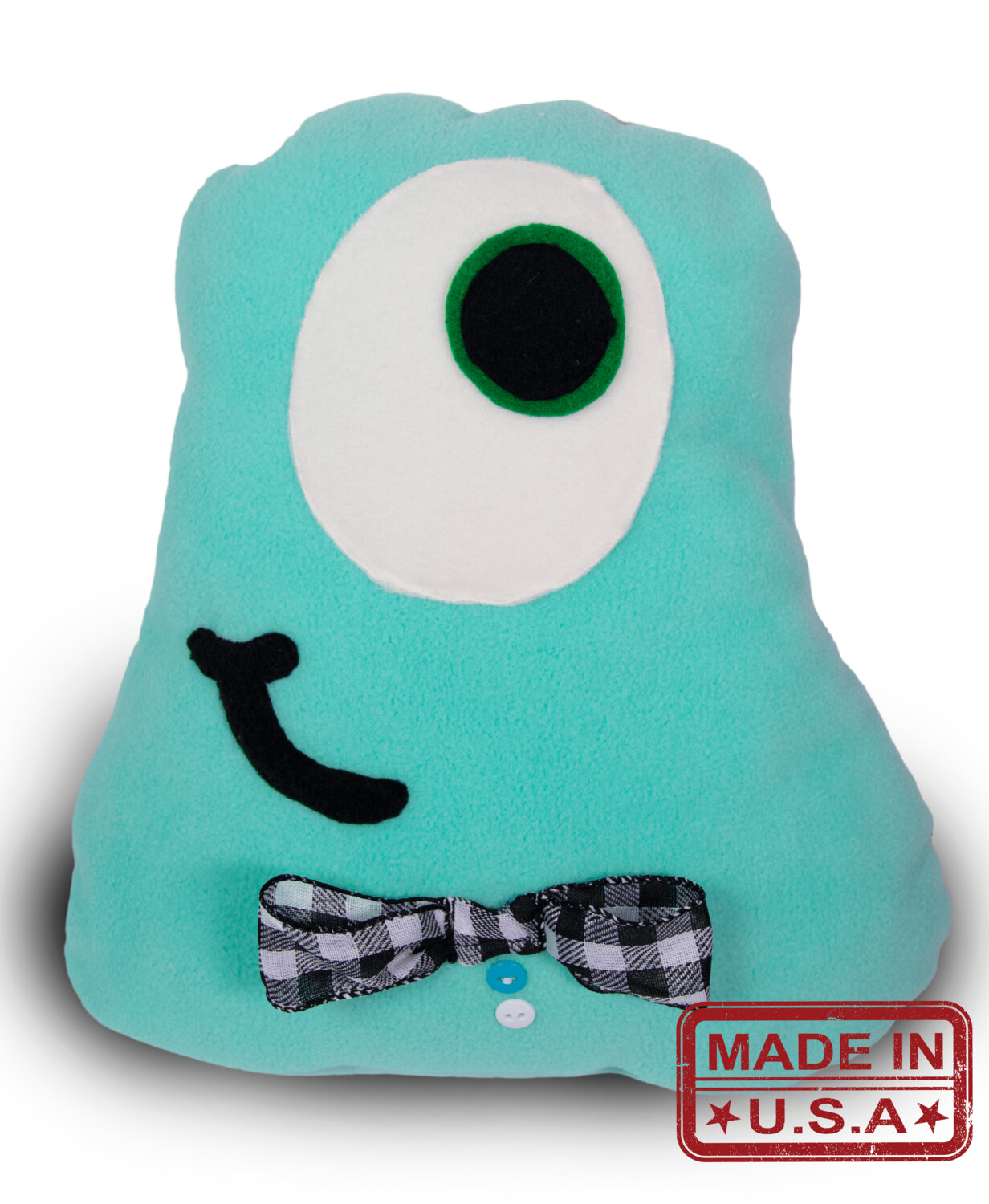 Blue Desk Monster with Bowtie &amp; Plaid Back 🇱🇷