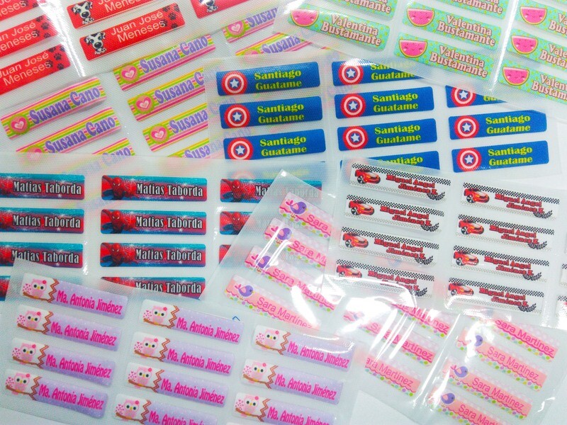 MARQUILLITAS PARA UNIFORMES Y/O ROPA