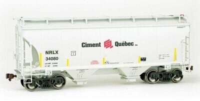 American Limited Models - Trinity Rail 3281 Cu.Ft. 2-Bay Covered Hopper - CIT Group/Capital Finance (Ex-Ciment Quebec) NRLX #34080