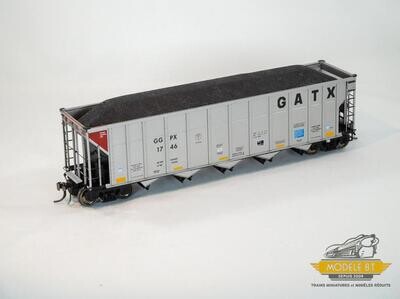 Rapido Trains HO AutoFlood III RD Coal Hopper : GATX-GGPX #1734