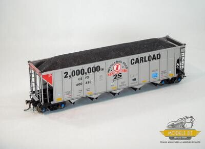 Rapido Trains HO AutoFlood III RD Coal Hopper : CEFX #600480 INRD 2,000,000th Carload Special