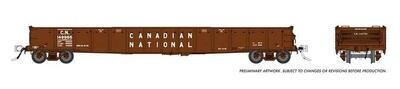 Rapido Trains HO 52' Gondolas: Canadian National 12in. Scheme - CN #150030