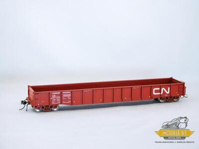 Rapido Trains HO 52' Gondolas: Canadian National Noodle Scheme - CN #143256