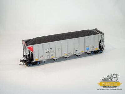 Rapido Trains HO AutoFlood III RD Coal Hopper : CEFX #600441