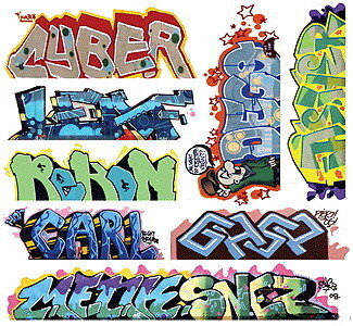Blair Line Graffiti Decals Mega Set - Set #12 pkg(8)