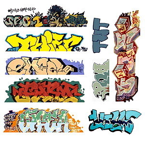 Blair Line Graffiti Decals Mega Set - Set #6 pkg(9)