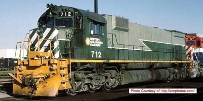 Bowser Executive HO MLW M630 - w/DCC & Sound - BC Rail (Two-Tone Green) : #712