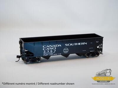 Bowser HO 70-Ton Offset Hopper - Canada Southern #3375