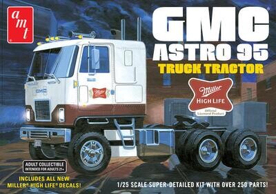 AMT 1/25 GMC Astro 95 Semi Tractor "Miller Beer"