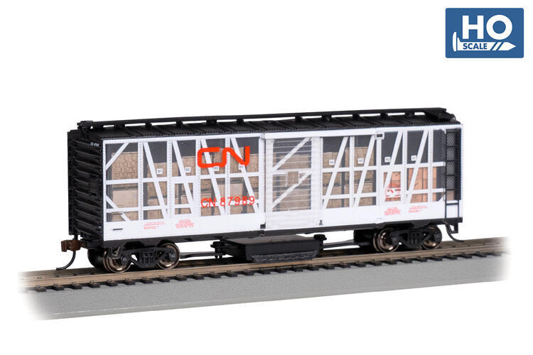 Bachmann HO 40' Boxcar Canadian National #87989 Impact Car - Track Cleaning car