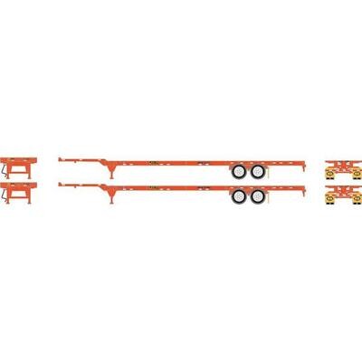 Athearn HO RTR 53' Chassis, JB Hunt (2)