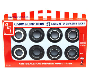 AMT 1/25 Custom & Competition parts / Racemaster Dragster Slicks Style No.1