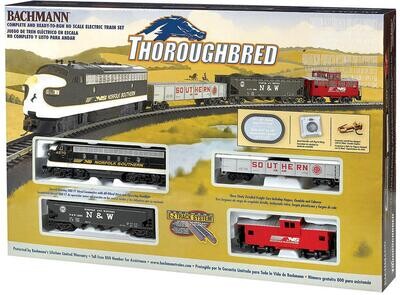 Bachmann HO Thoroughbred Norfolk Southern Train Set
