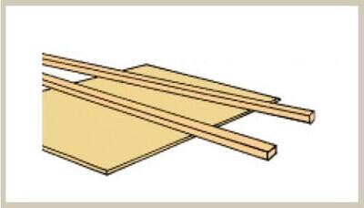Northeastern Scale Lumber Stripwood Polybag Multi-Pack - 3/8 x 1 x 24