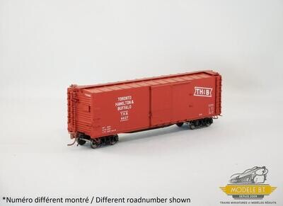 Rapido Trains HO 40' USRA boxcar : TH&B Red scheme #4627