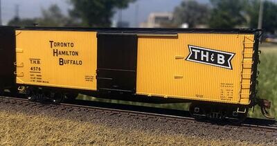Rapido Trains HO 40' USRA boxcar : TH&B Yellow & Black #4576