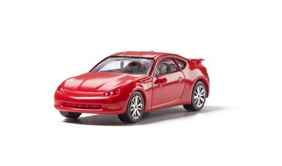 Woodland Scenics AutoScenes Sports Car - Modern Era Vehicles -- Red