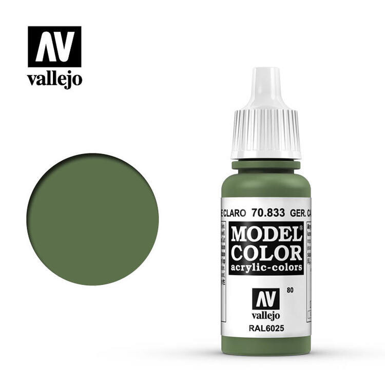 Vallejo German Camouflage Bright Green RAL6025 17ml. (080)