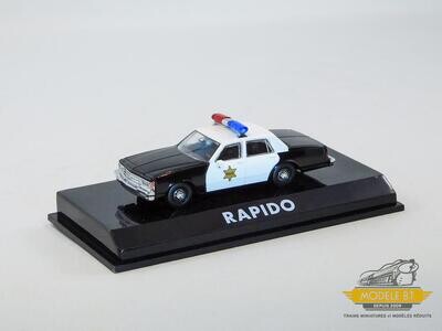 Rapido HO Chevrolet Impala Sedan: Police (Black)