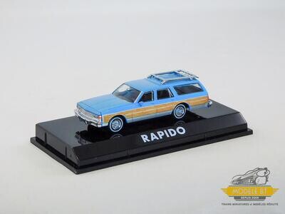 Rapido HO Chevrolet Caprice Wagon: Baby Blue Woodie