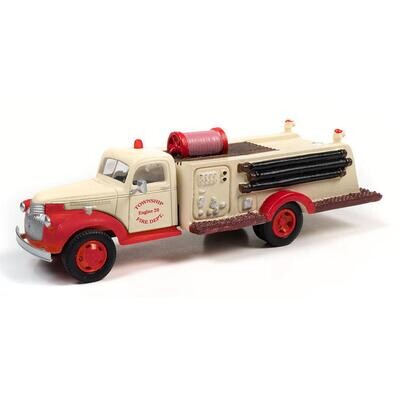 Classic Metal Works 1941-1946 Chevrolet Fire Truck - Township Fire Department (white, red)