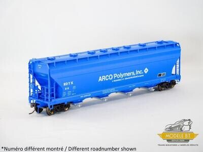 Atlas Master Plus Line ACF 5250 Covered Hopper -- Arco Polymers NDYX 83 (blue, white)