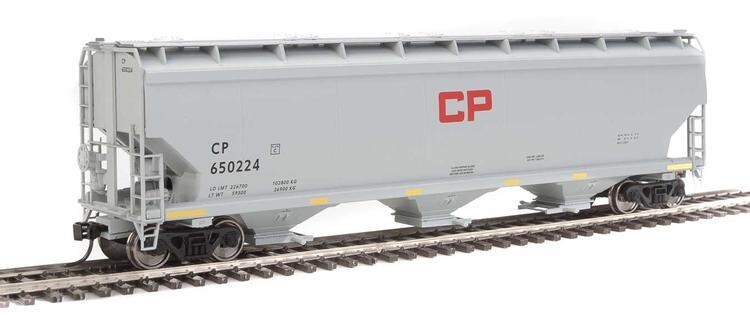 Walthers Mainline HO 60' NSC 5150 3-Bay Covered Hopper - Canadian Pacific #650224