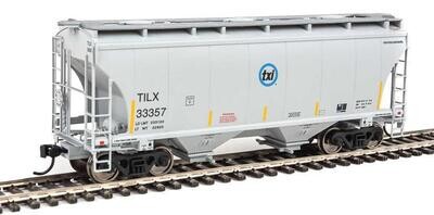 Walthers Mainline 39' Trinity 3281 2-Bay Covered Hopper - Trinity Industries Leasing TILX #33357