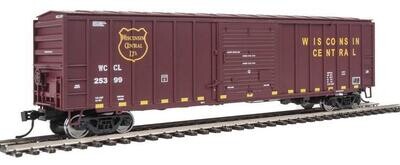 Walthers Mainline HO 50' ACF Exterior Post Boxcar - Wisconsin Central WCCL #25399