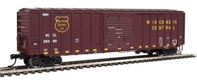Walthers Mainline HO 50' ACF Exterior Post Boxcar - Wisconsin Central WCCL #25300