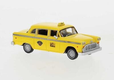 Brekina HO 1950s-1982 Checker Taxi Cab - New York City (Version 2)