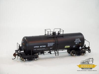Athearn Genesis HO 13,600-Gallon Acid Tank, Chevron #687006