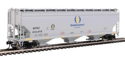Walthers Mainline 60' NSC 5150 3-Bay Covered Hopper Grain Connect Canada WFRX #856498