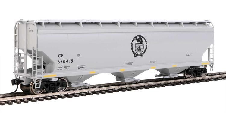 Walthers Mainline HO 60' NSC 5150 3-Bay Covered Hopper - Canadian Pacific #650418