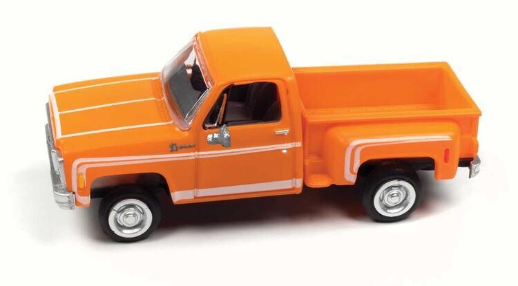 Classic Metal Works HO 1976 Chevy Stepside Pickup - Tangier Orange