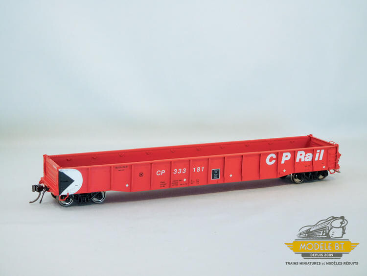 Rapido Trains HO 52' Gondolas: Canadian Pacific Action Red Scheme - CP #341357