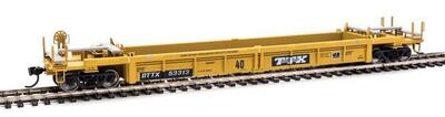 Walthers Mainline HO - Thrall Rebuilt 40' Well Car - Trailer-Train DTTX #53313