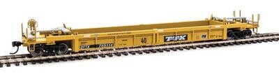 Walthers Mainline HO - Thrall Rebuilt 40' Well Car - Trailer-Train DTTX #745114