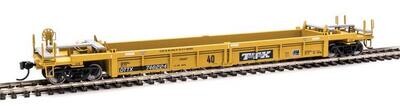 Walthers Mainline HO - Thrall Rebuilt 40' Well Car - Trailer-Train DTTX #746224