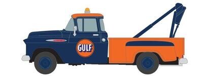 Classic Metal Works HO 1957 Chevrolet Stepside Tow Truck - Gulf