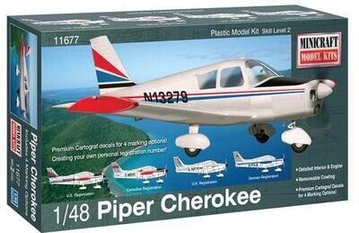 Minicraft 1/48 Piper Cherokee (Canadian Marking)