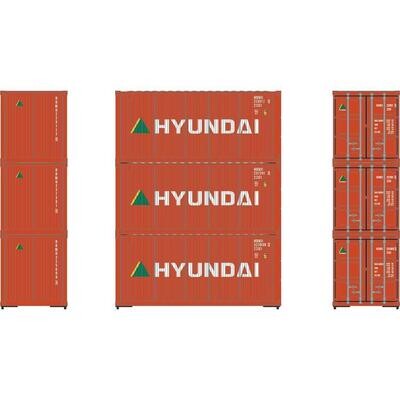 Athearn Ready To Roll HO 20' Corrugated Container, Hyundai / HDMU #2 (3)