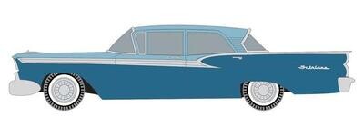 Classic Metal Works HO 1959 Ford Fairlane 4-Door - Wedgewood Blue, Surf Blue