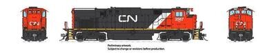 Rapido Trains HO MLW M420 w/DCC & Sound - Canadian National (MR-20b North America) : #3536