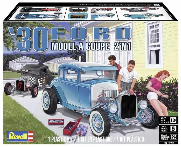 Revell 1/25 1930 Ford Model A Coupe 2n1