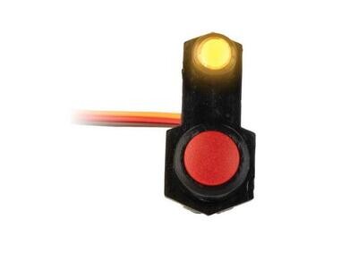 Walthers Controls Dual Color LED Accessory Fascia Controller - Yellow