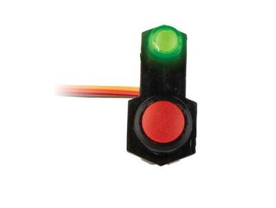 Walthers Controls Dual Color LED Accessory Fascia Controller - Green